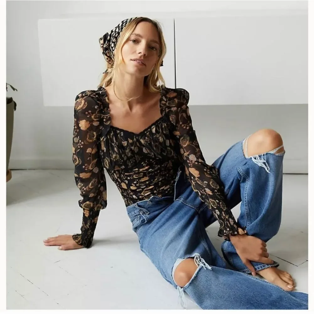NWT Intimately Free People Brunch Date Bodysuit xs